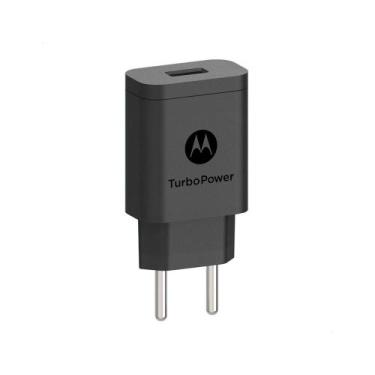 Imagem de Carregador De Parede Motorola Turbo Power 18w Sem Cabo Bivolt