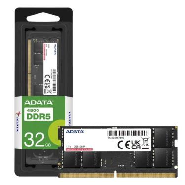 Imagem de Memória Ram Para Notebook Adata Premier 32GB 1x32GB DDR5 4800MHz PC5 3