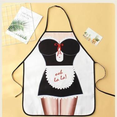 Imagem de Avental Sexy Maid Ooh La La Divertido Cozinha Churrasco Impermeável Pr