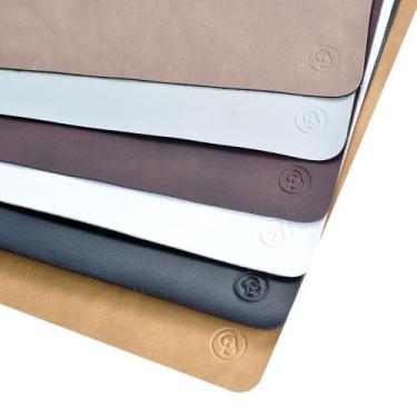 Imagem de Desk pad 90x40 em pu premium office designer - od1692, Branco