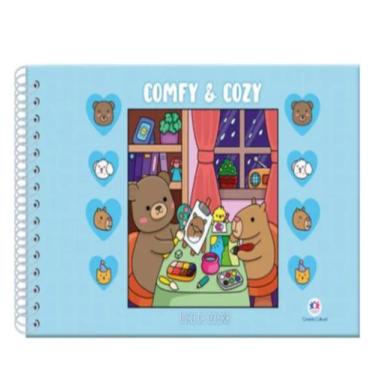 Imagem de Livro Comfy & cozy books Comfy and Cozy Blue - Para Colorir