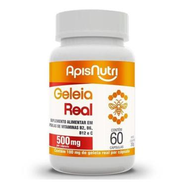 Imagem de Geleia Real - 500mg (60 caps) - Padrão: Único - Apisnutri