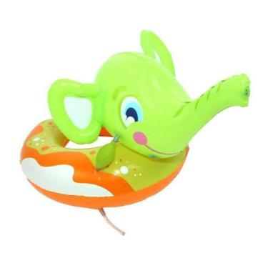 Imagem de Boia Circular Elefante Com Esguicho Infantil Bel Verde - Bel fix