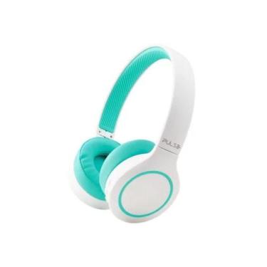 Imagem de Headphone Pulse Head Beats Bluetooth PH342 - Branco/Verde