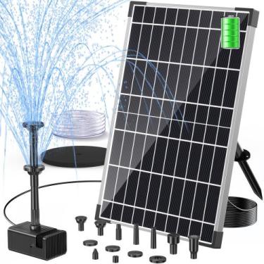 Imagem de Bomba Solar para Fonte POPOSOAP 12W com Bateria de Backup