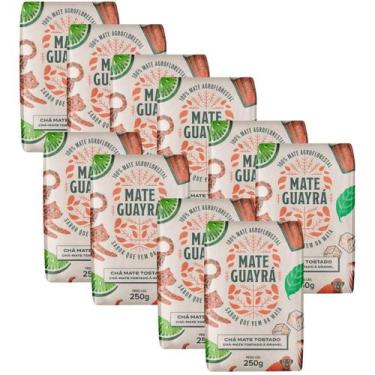 Imagem de Kit 10 Chá Mate Erva Mate Guayra Tostado 250 gramas Gelado ou Quente -