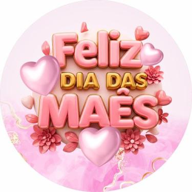 Imagem de Painel Festa Redondo Veste Fácil 1,50m Dia Das Mães MAE088 - Fadrix, M