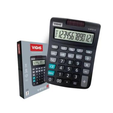 Imagem de Calculadora de Mesa Vighs V8112-12 12 Dígitos