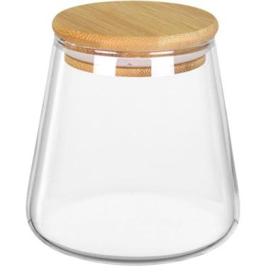 Imagem de Pote Home&Co Borossilicato Transparente 550ml Utensílio de Cozinha par
