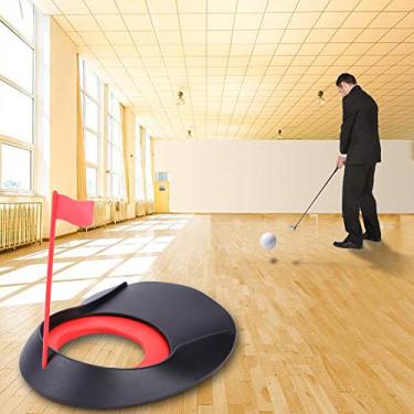 Imagem de 01 Apoios de golfe para uso interno, para colocar copos, copos de golfe para buraco de golfe, jogadores ávidos, quintal para casa para escritório (vermelho, tipo B)