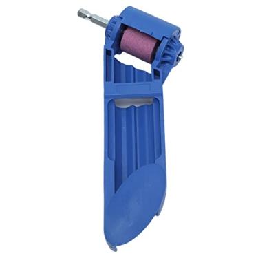 Imagem de Afiador de brocas, ferramenta de afiação de brocas manuais sem esforço para polir brocas de ferro(azul)