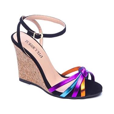 Imagem de Sandália Anabela Feminina TCL99.015A Tamanho:34