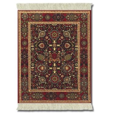 Imagem de Lextra (palmeira de roseta), mouserug, bordô/azul/ferrugem/verde/creme, 26 x 18 cm, um (MRP-1)