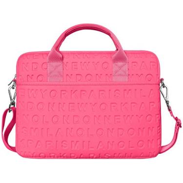 Imagem de Bolsa de ombro para laptop de 13 a 13,3 polegadas MacBook Pro/Air, HP, Dell Notebook, rosa, 13.3inch
