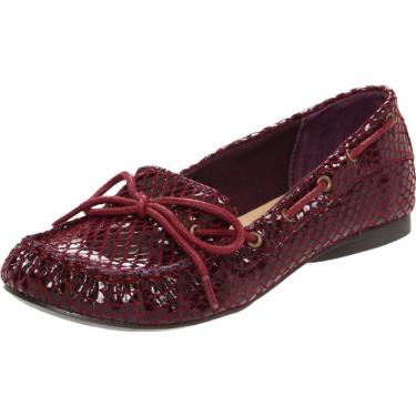 Imagem de Chinese Laundry Mocassim Marlow Feminino, Estampa de cobra Bordeaux, 5