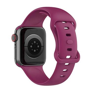 Imagem de Pulseira Sport Borboleta compatível com Apple Watch 41mm 40mm 38mm - Marca LTIMPORTS (Vinho [Tam. P])