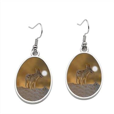 Imagem de Brinco de pescoço preto na natureza 2 - Brincos pendentes para meninas - Presente de festa de aniversário dos namorados