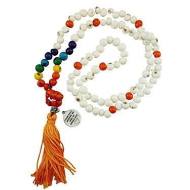 Imagem de Japamala 108 contas Semente de Açaí dos Chakras (Laranja)