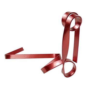 Imagem de Suporte de garrafa de vinho com fita colorida criativa suporte de garrafa de vinho para balanço por gravidade, ornamentos de presente novidade suporte empilhável para vinho (cor: vermelho)