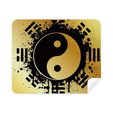 Imagem de China Taichi 8 diagramas pano de limpeza de tinta limpador de tela 2 peças tecido de camurça