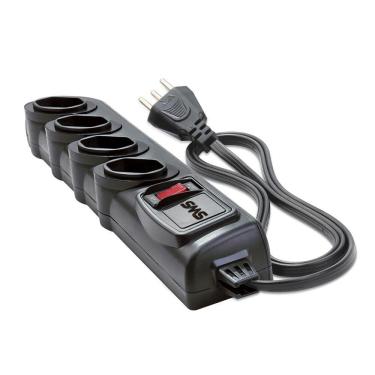 Imagem de Filtro De Linha Sms 62328 Bivolt Com 4 Tomadas Cabo De 1,3M - 62328
