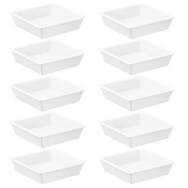 Imagem de Kit 10 Molheira Para Shoyu 50ml Sushi Pote Porta Molho Japonês Coza Uno Branco