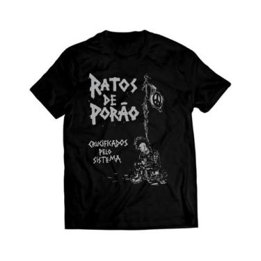 Imagem de Camiseta Ratos De Porão "Crucificados Pelo Sistema" - Rdpeido