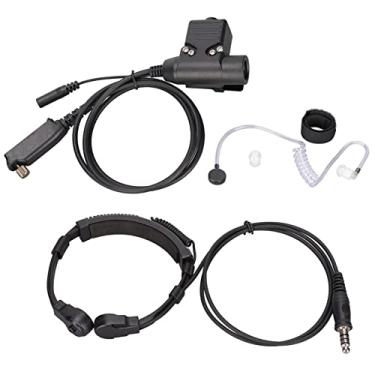Imagem de Cuifati U94 PTT com microfone dedo, PTT 7,1 mm Fone de ouvido retrátil para controle de garganta para Sephora Stp8000 Stp8030 Stp8035