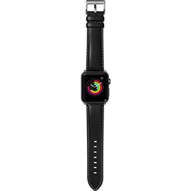 Imagem de Pulseira para Apple Watch 42/44MM Oxford em Couro Noir, Laut, LT-AWLOXBKI, Noir