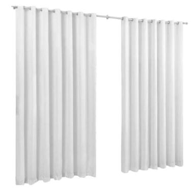 Imagem de Cortina Roma 3,00X2,20 Quarto Sala Escritorio Branco