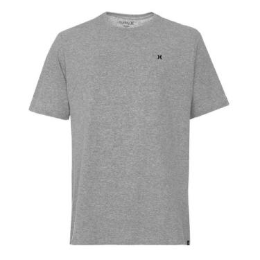 Imagem de Camiseta Hurley Mini Icon Plus Size Mescla Cinza