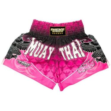 Imagem de Shorts Muay Thai Kick Boxing Pink Garuda - Innove Sports