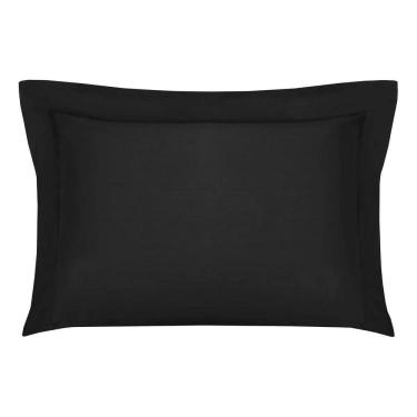 Imagem de Fronha Avulsa Cetim 300 Fios 50X90Cm Naturalle Preto