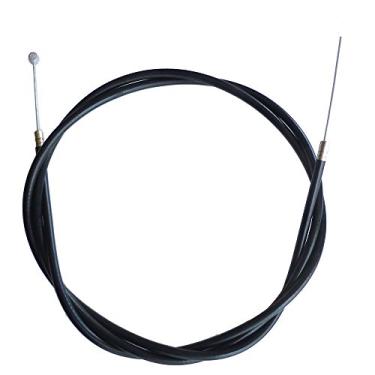 Imagem de Cabo de freio Go Kart - Tipo de alavanca manual - 152 cm - Capa preta trançada de aço