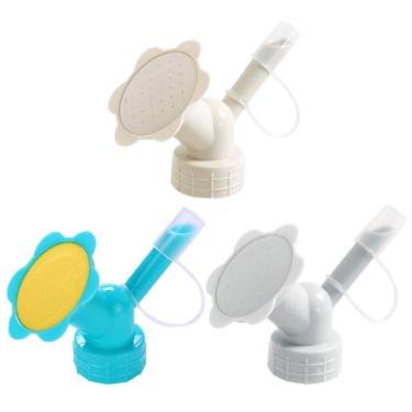 Imagem de LuFOX 3 peças de plástico com tampa de duas cabeças, borrifador de garrafa, bico de irrigação de garrafa, lata de irrigação Bonsai para plantas de sementes, ferramenta de jardim