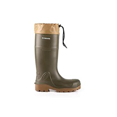 Imagem de Bota de Pu Ecoboots Polytech Verde Com Solado Bege Acompanha Polaina CA 35047-38