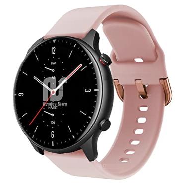 Imagem de Pulseiras NSmart compatíveis com Amazfit GTR 47MM / GTR 2 / GTR 2e / GTR 3 / GTR 4 (Rose)