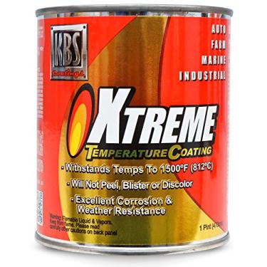 Imagem de KBS Coatings Revestimento de temperatura Xtreme cinza de ferro fundido 65305 – 37 ml