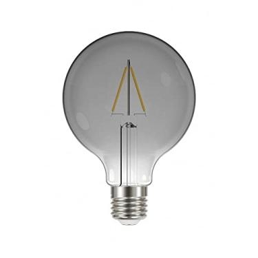Imagem de Lâmpada Led Filamento Vintage 3w Globo G95 Fumê Taschibra 6 Unidade - 2200k