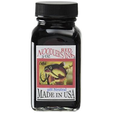 Imagem de Noodler's Caneta tinteiro de tinta engarrafada, 85 g - vermelha