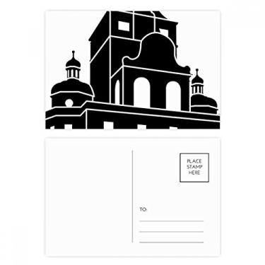 Imagem de Cartão postal alemão famoso conjunto de cartões postais de aniversário cartão de agradecimento