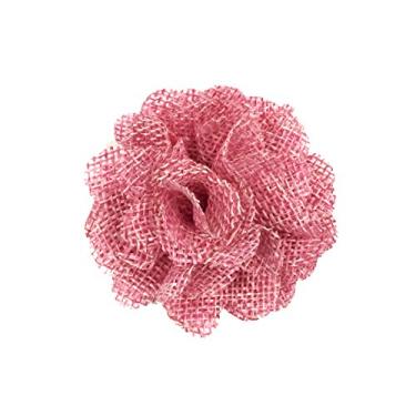 Imagem de Wrapables Rosa de juta Shabby Chic 5 cm de diâmetro (conjunto de 20), pétala rosa