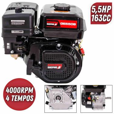 Imagem de Motor Estacionário Kawashima GE550B á Gasolina 4T Robusto e Resistente Ideal Para Geradores e Bombas
