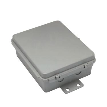 Imagem de Caixa Hermética Mini - Cinza - para instalação de Switch, Hubs, Placas, etc - 17x13x6.5cm