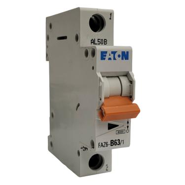 Imagem de Disjuntor Curva B 63A 10KA Monopolar FAZ6-B63/1-SA 150699 - Eaton
