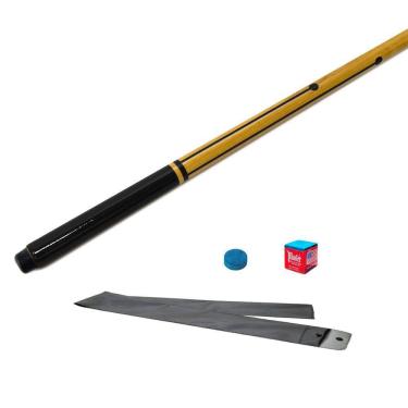 Imagem de Taco de Sinuca Inteiro Tujague Preto Tacos Brasil