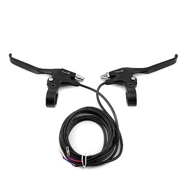 Imagem de L-faster E-Bike Alavanca de freio elétrico de bicicleta Wuxing V Freio de disco de freio para Ebike Scooter Kit de freio Power Cut Electric Vehicle Skids