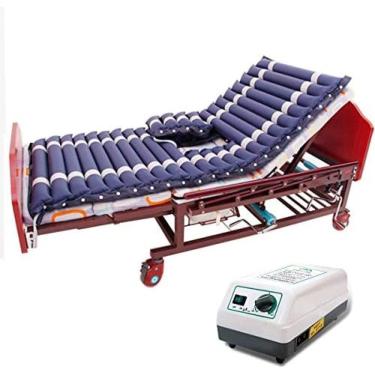 Imagem de Colchão De Pressão Alternada, Almofada De Cobertura De Ar Para Feridas, Colchão De Ar Médico, Prevenção De Úlceras, Cobertura De Ar Para Cama Inflável Silenciosa, Inclui Sistema De Bomba Elétrica,