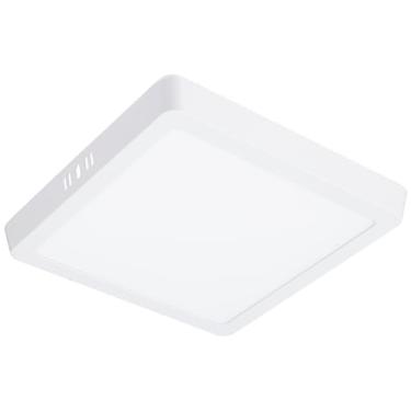 Imagem de Luminária LED 18w 2700k Elgin Quadrado Sobrepor Bivolt Luz Amarela Quente