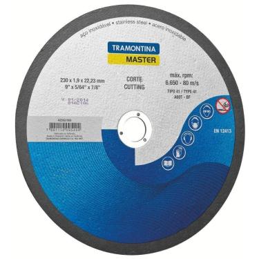 Imagem de Disco De Corte Fino 9" Tramontina Para Aço Inox E Materiais Endurecidos Tramontina